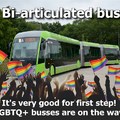 Bi-articulated bus