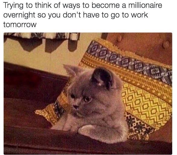 thinking of becoming a billionaire - meme