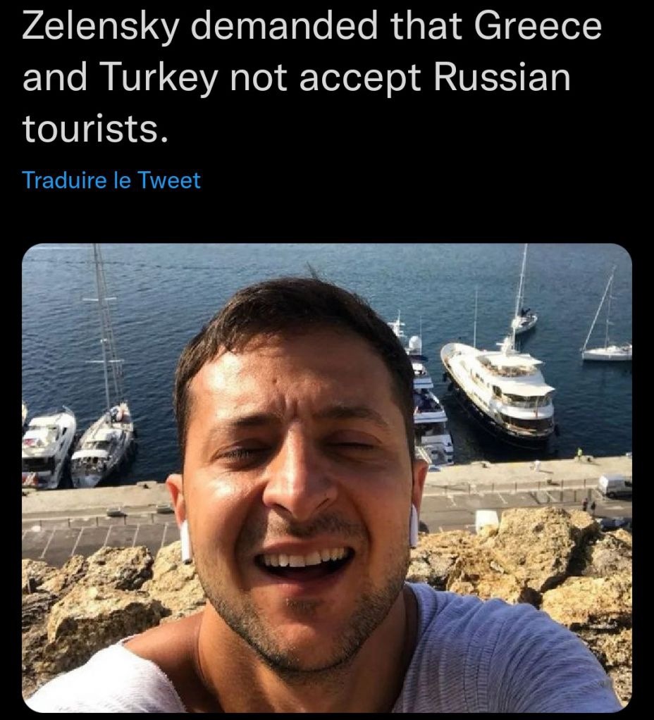 You WILL not take the russian tourists - meme