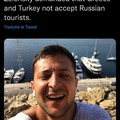 You WILL not take the russian tourists