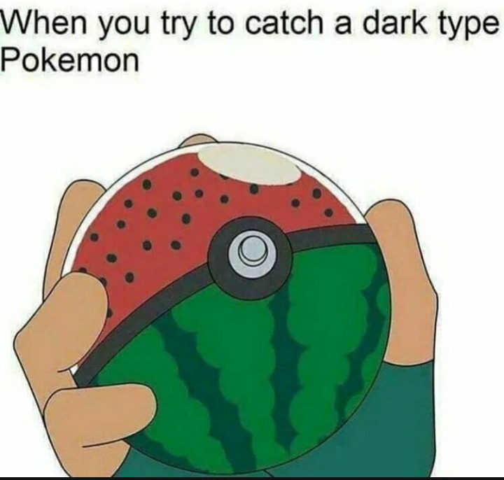 Dark type Pokemon - meme