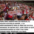 El Equipo Peru Perdio