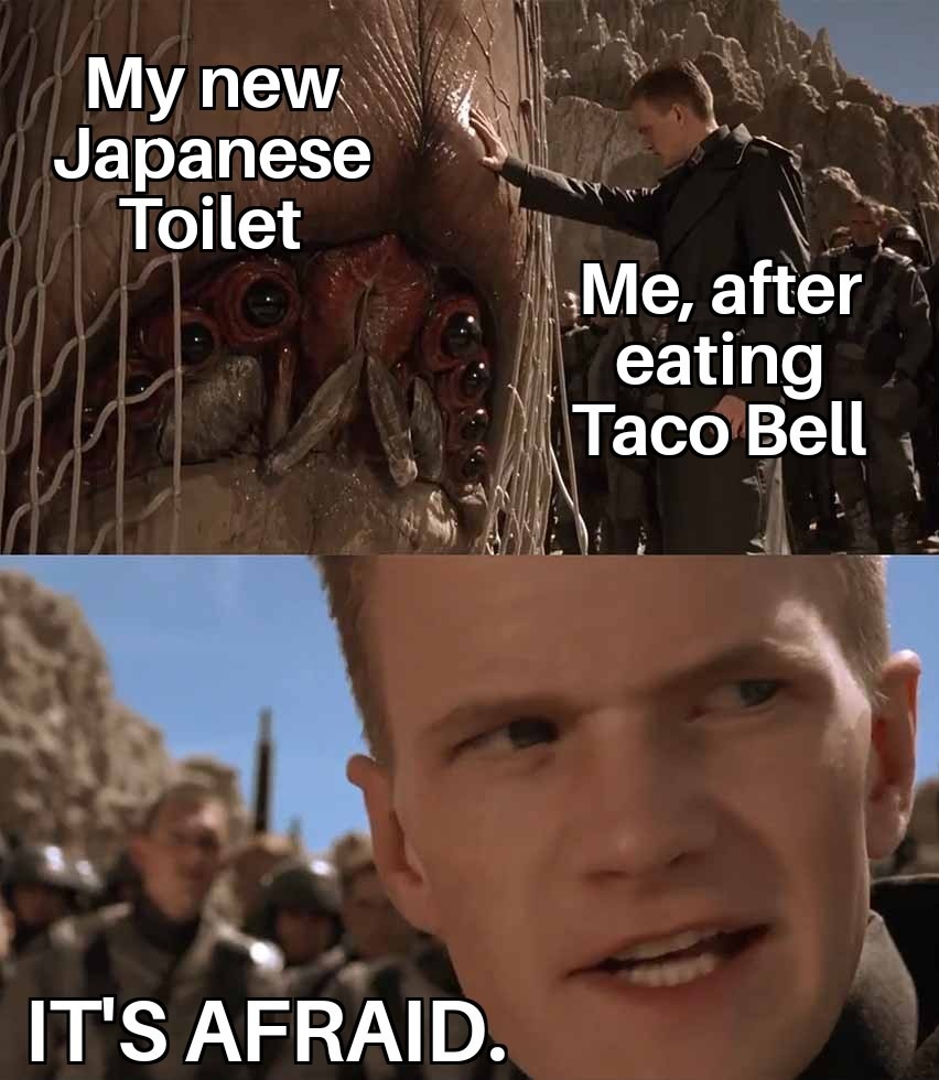 Taco Bell Vs The Japanese Toilet Meme Subido Por Paddybardic Memedroid 2741