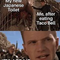Taco Bell vs the Japanese Toilet