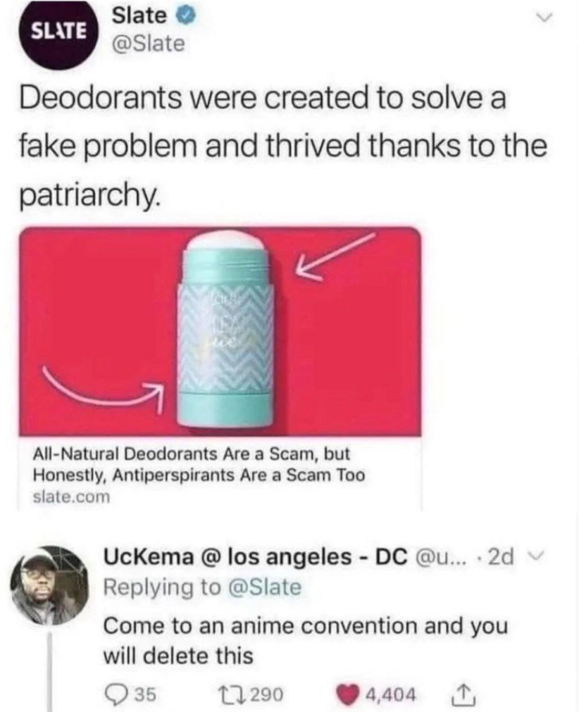 funny deodorant meme