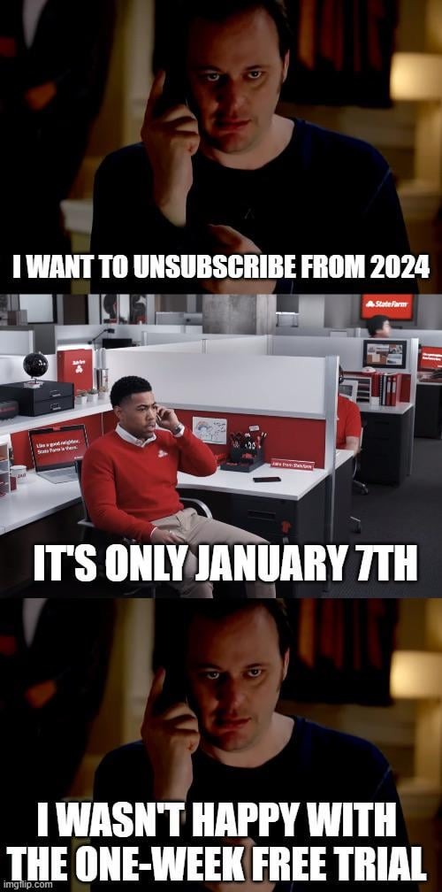 January 2024 meme