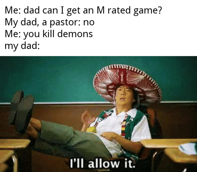 Can I get an M rated game? - meme