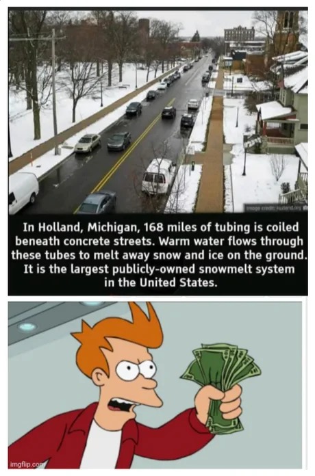 Michigan system for Winter - meme