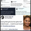 Chrissy Teigen deleted 60,000 of her tweets when ppl started to realize how disturbing they were