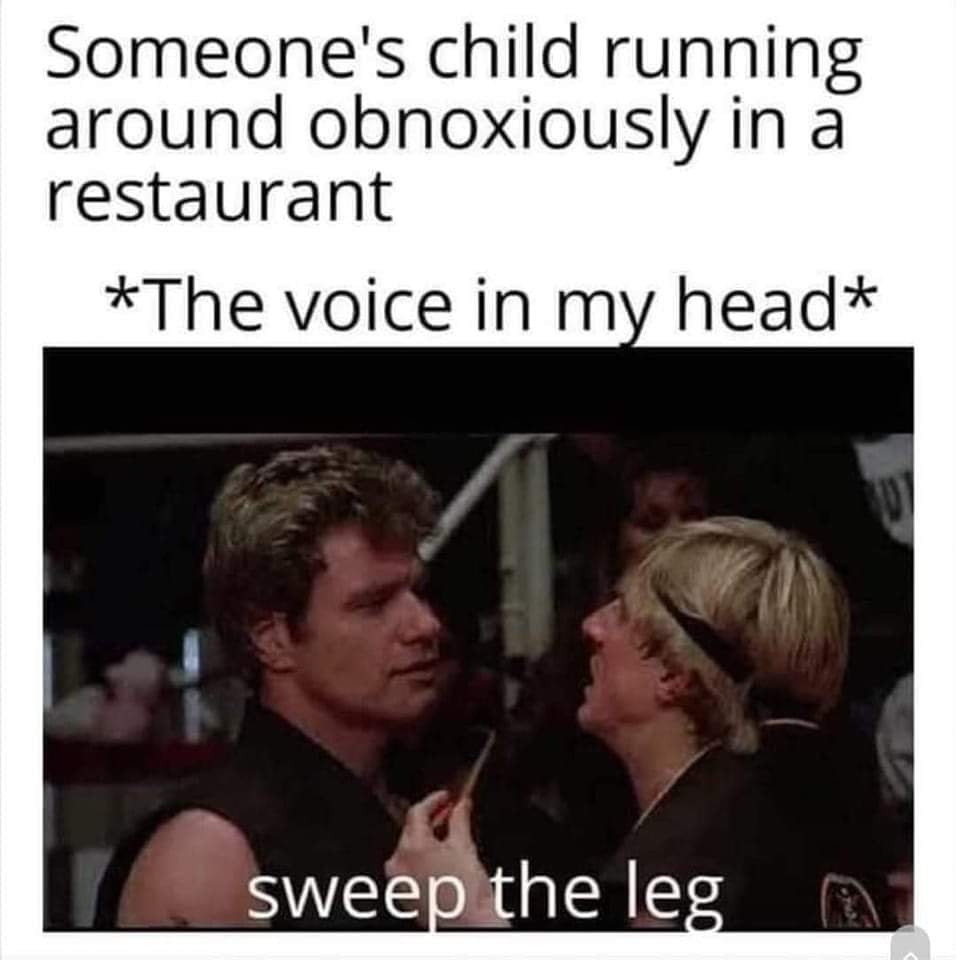 Sweep the LEG! - meme