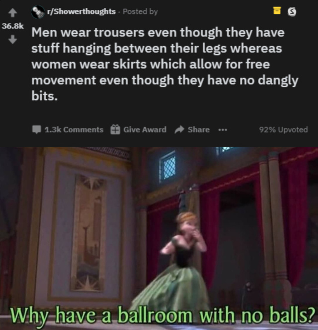 Trousers and skirts - meme