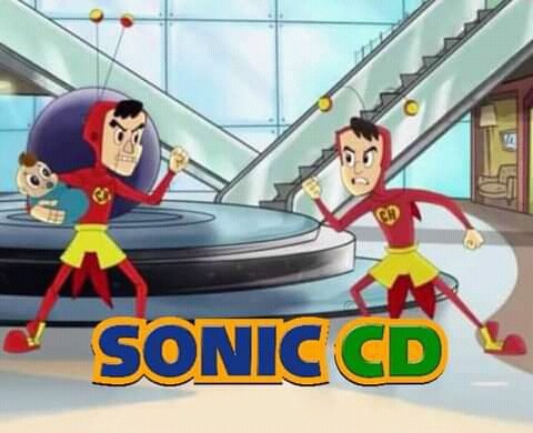 Sonic CD resumido - meme