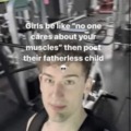 No cares about your muscles meme