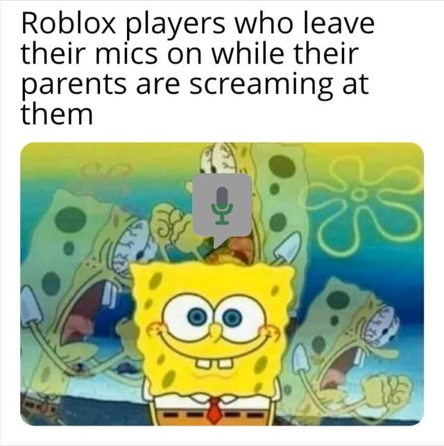 Roblox kids leaving mics on while parents go full rage mode - meme