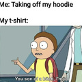 hoodies be like