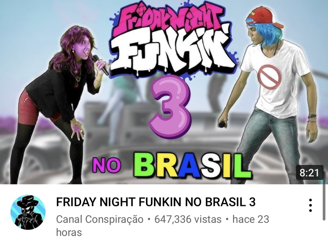 Friday night funkin no brasil 3 - meme