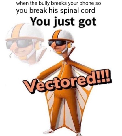 You just got vectored - meme