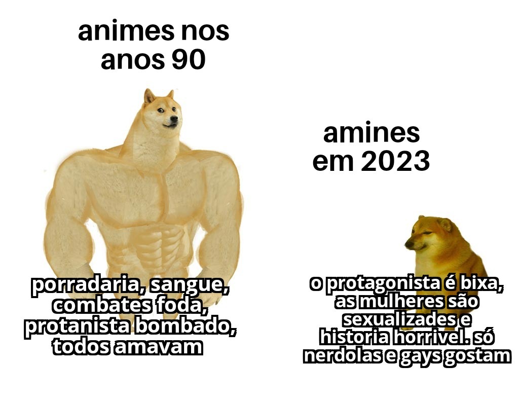 "hurr durr vc n gosta de x anime pq n assistiu direito" - nerdola barbudo que so sai de casa pra comer mcdonalds - meme