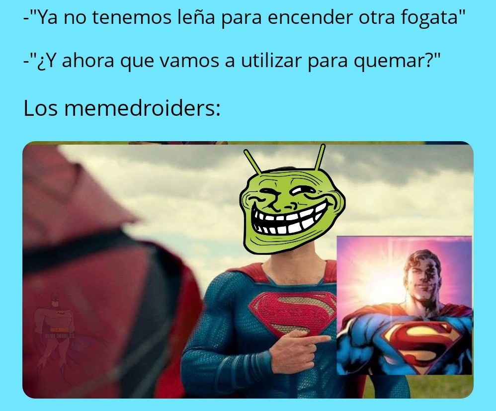 *pose de superman* - meme
