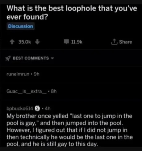Best loophole - meme