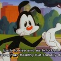 Truth being spoken by Animaniacs