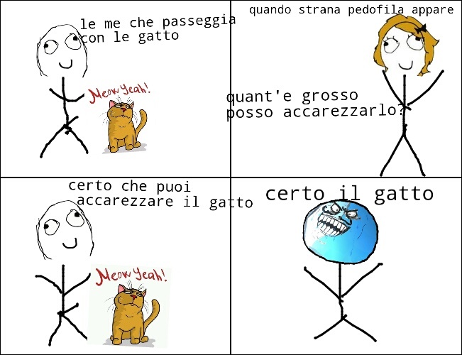 per chi non lo capisse vuole accarezzarli il pene - meme