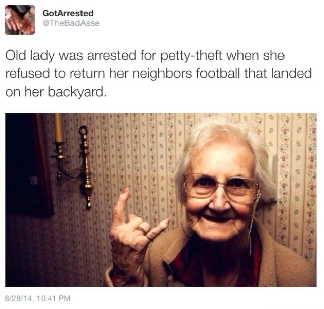 Grandma's a badass! - meme