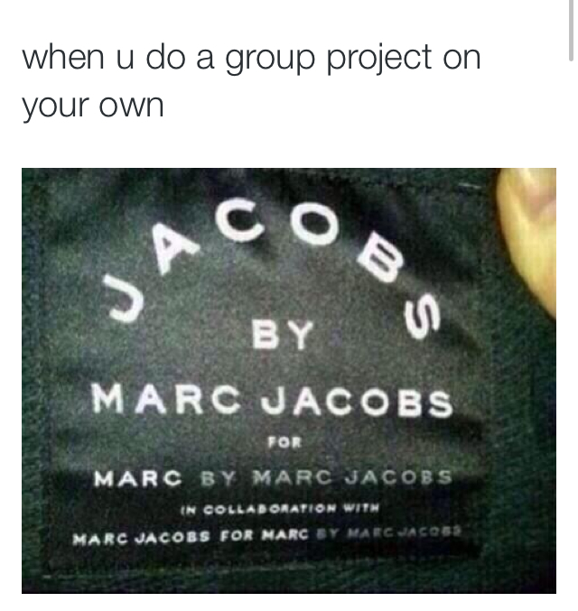 Ugh, I have to do a group project - meme