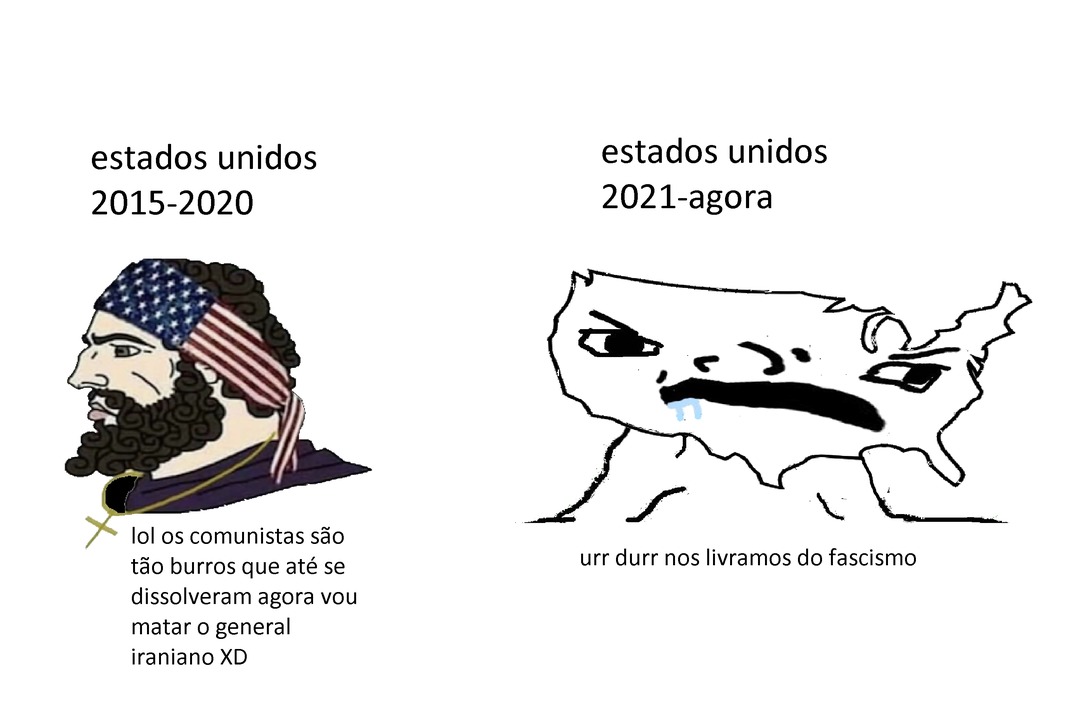 os democratas são o pior partido dos eua - meme