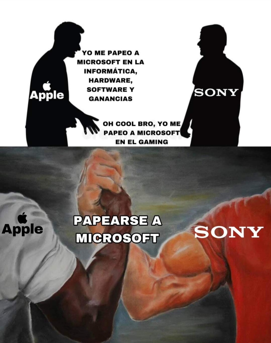Contra Microsoft - meme