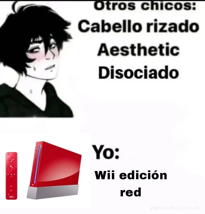 Wii edición red - meme