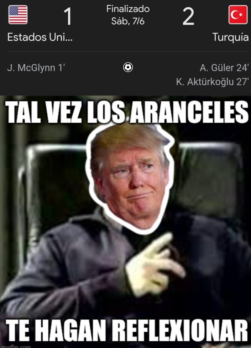 Le ponía aranceles por ganar jajaja - meme