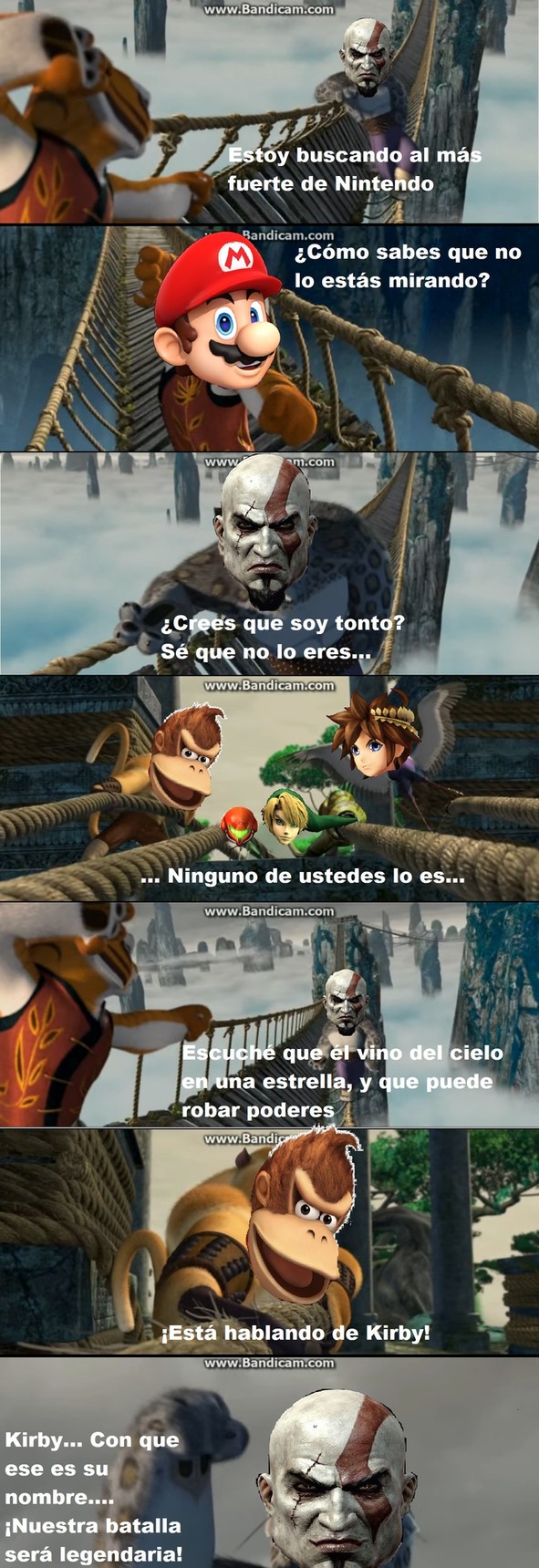 Remasterizado (pd: donkey kong es mas fuerte que mario) - meme