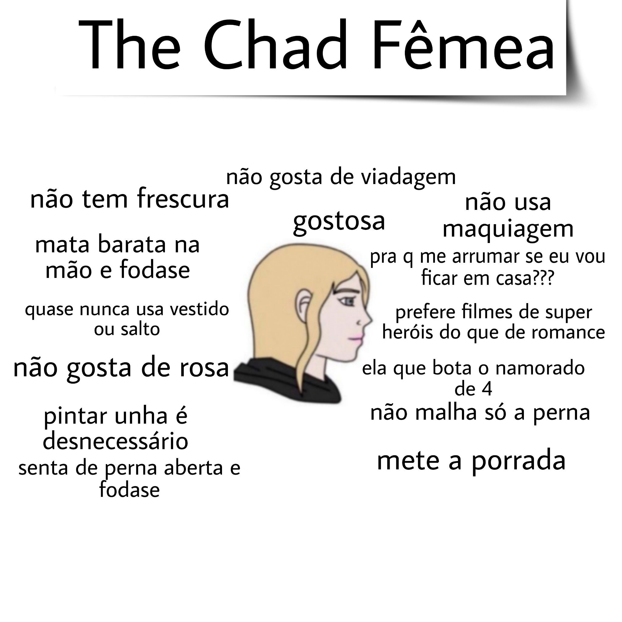 The Chad Fêmea - meme