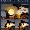 british landing on the moon