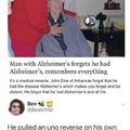 Uno reverse on Alzheimer