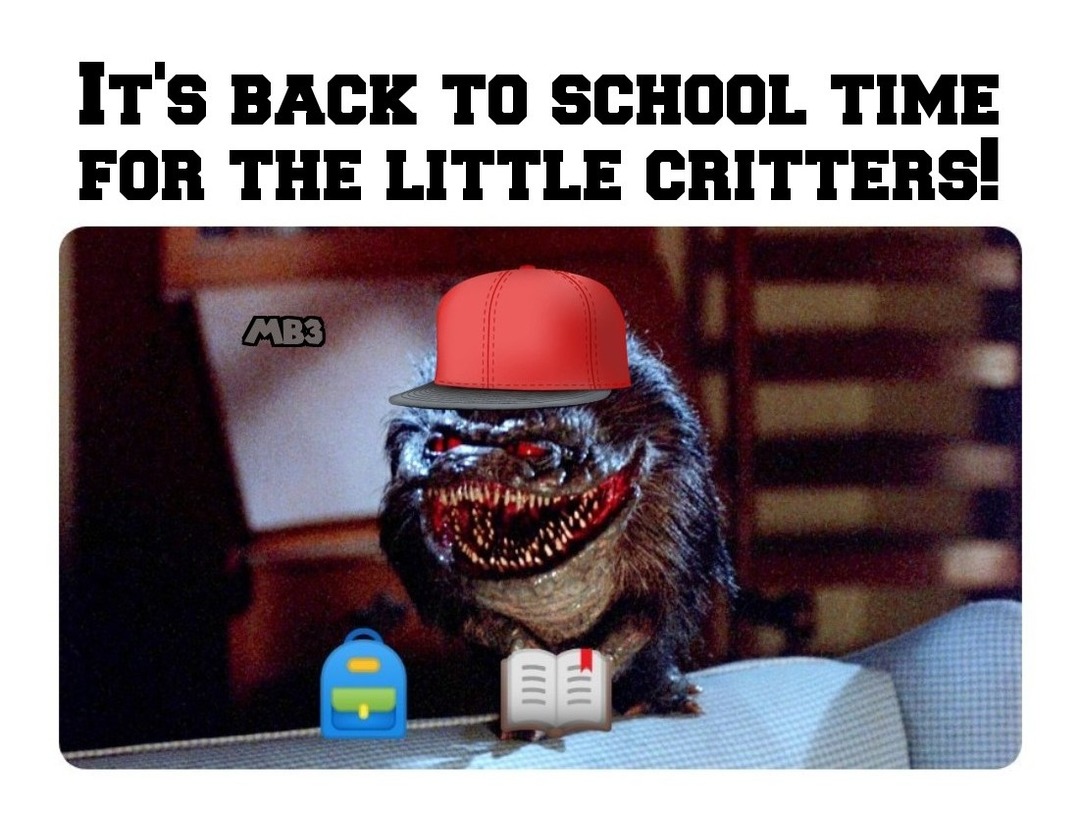 Back to School Critters - meme