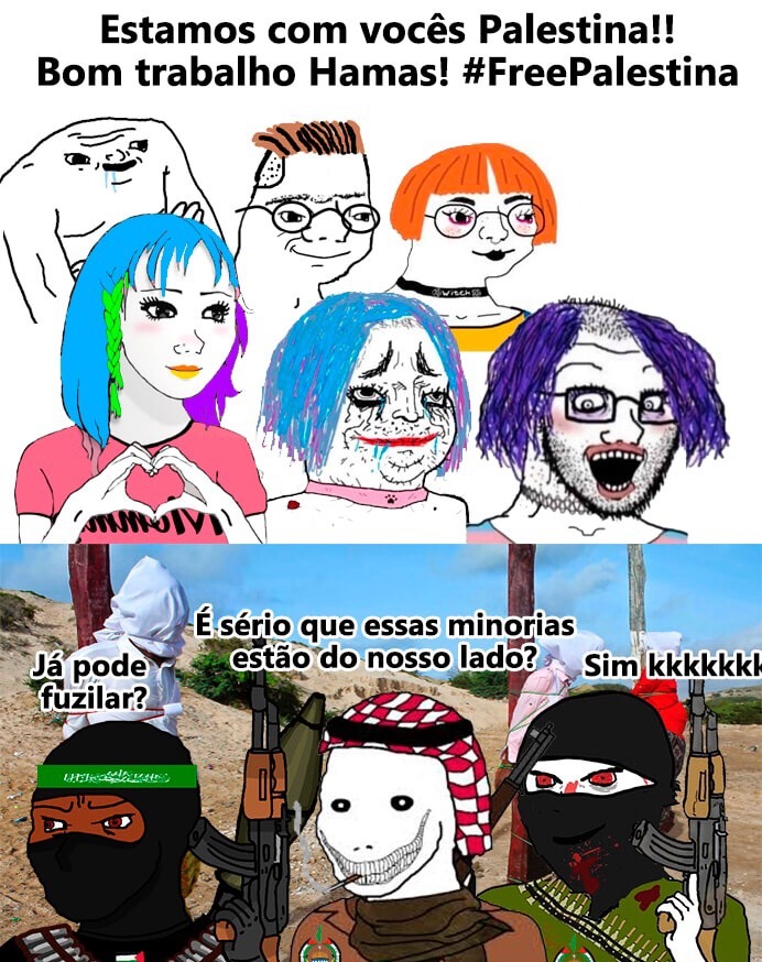 os burros defendendo quem os odeia - meme