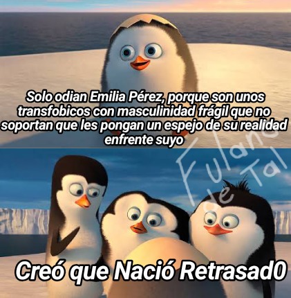 Esa p0rquería solo la mman en el extranjero por tener un Trans de protagonista - meme