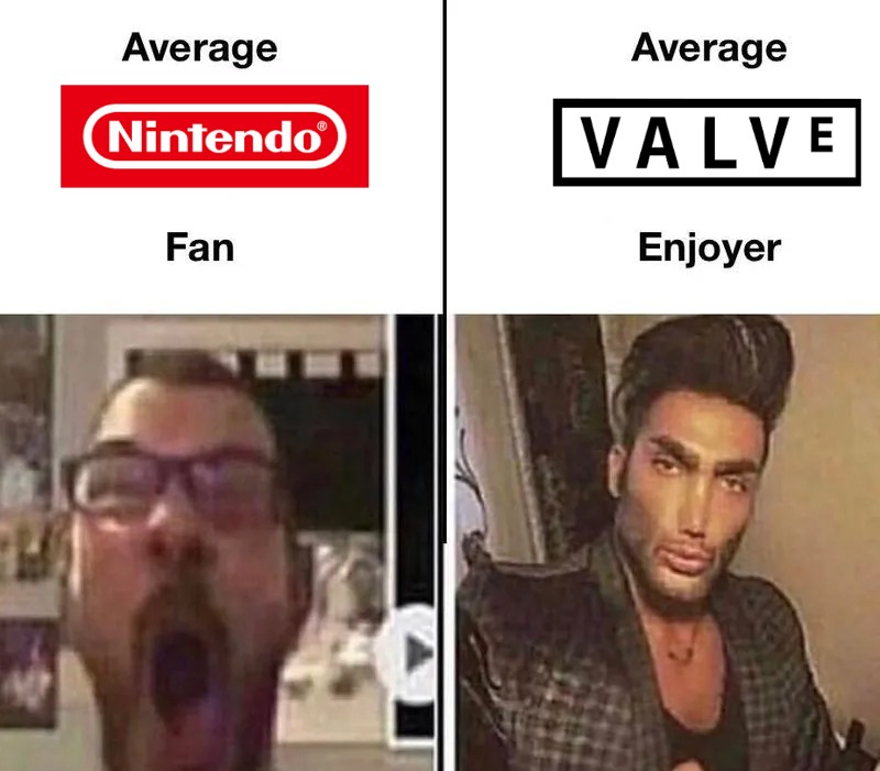 Valve Es Para Chads Y Punto - meme