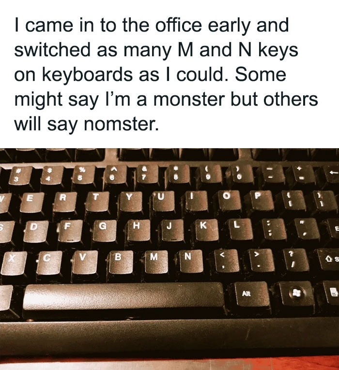 great prank for Monday at work - meme