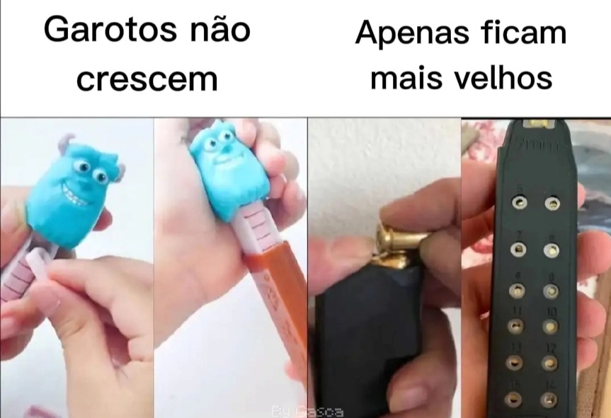 Sou mais o da direita - meme