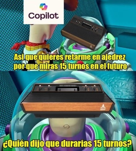 Copilot nunca podrá ganar - meme