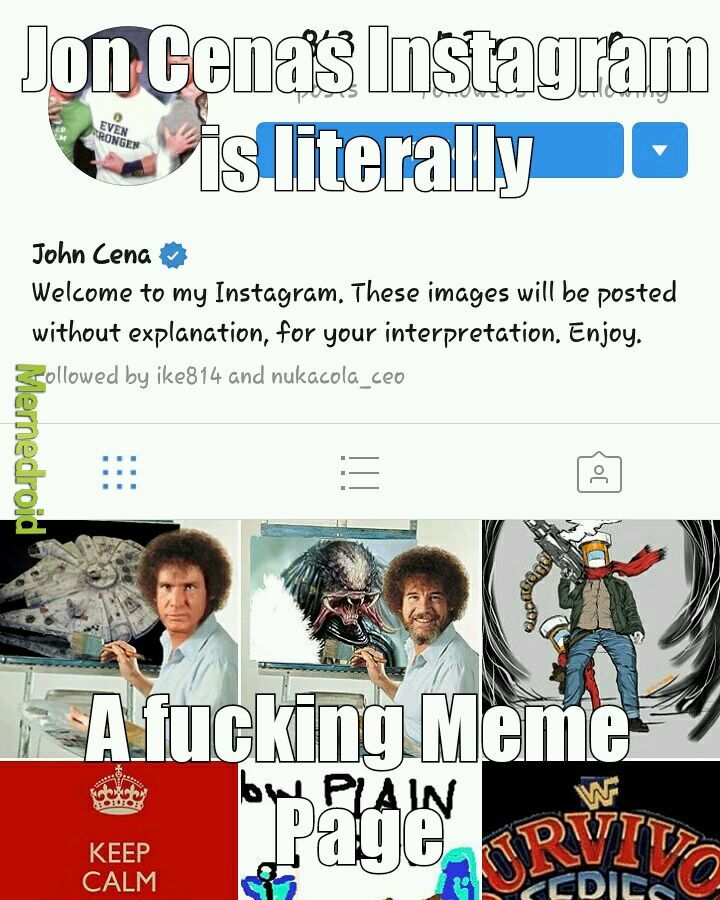 Omg Its Jon Cena - meme