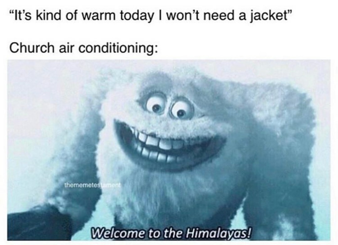 Keep the thermostat before freezing - meme