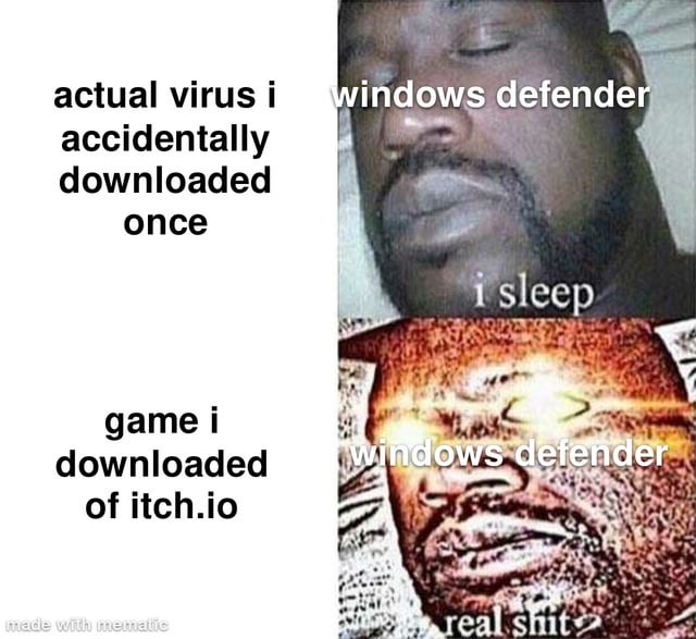 Windows defender - meme