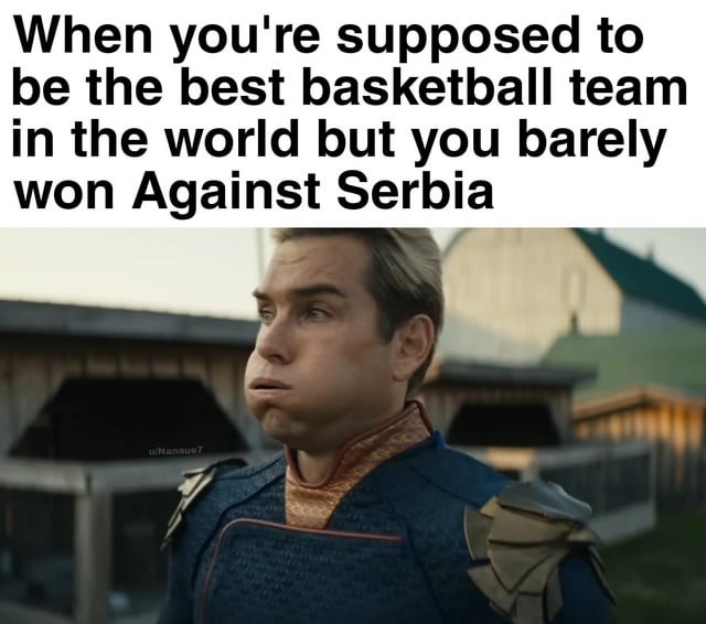 serbia vs usa basketball meme