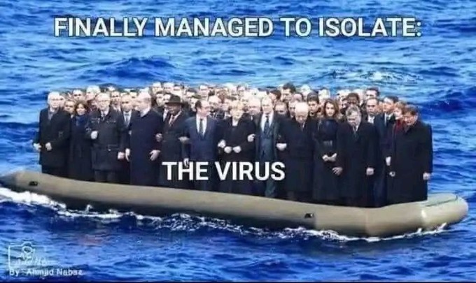 they're at davos - meme