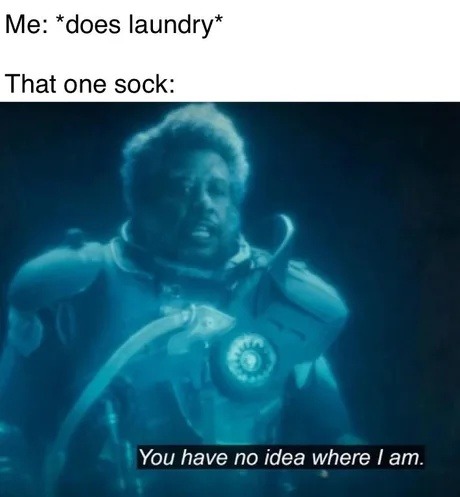 That one sock: I’m in the wind now - meme