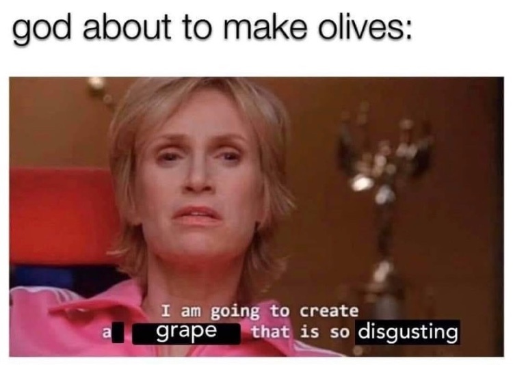 disgusting grape - meme